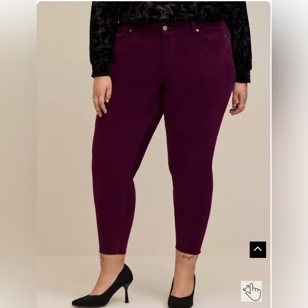 Bombshell Skinny Corduroy High-Rise Jean